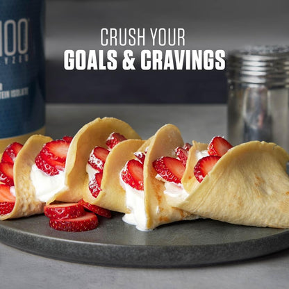 Dymatize ISO100 Whey Protein Powder Isolate, Gourmet Vanilla, 25g of Protein, 5.5g BCAAs, Less Than 120 Cal., Gluten Free, 1g Fat, 1g Sugar, 2g Carb (20 Servings)