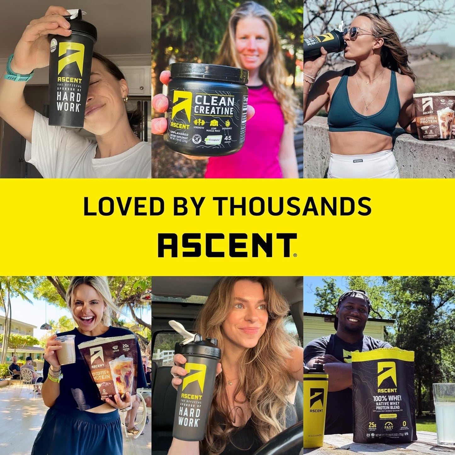 Ascent 100% Whey, Native Whey Protein Blend - Clean Post Workout Recovery, Digesting, Zero Artificial Flavors & Sweeteners, Gluten Free, 5.5g BCAA, 2.6g Leucine, Vanilla Bean 4 lb.