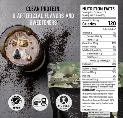 Ascent 100% Whey, Native Whey Protein Blend - Clean Post Workout Recovery, Digesting, Zero Artificial Flavors & Sweeteners, Gluten Free, 5.5g BCAA, 2.6g Leucine, Vanilla Bean 4 lb.